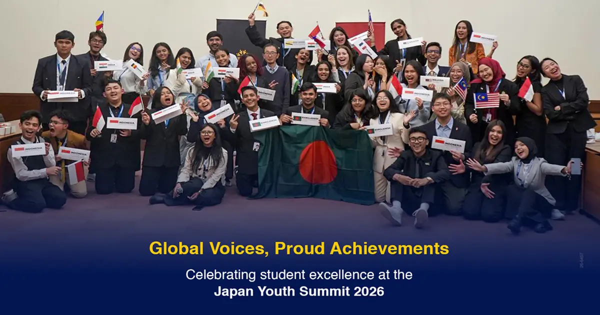 JIRS students at Japan Youth Summit 2026